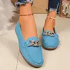 Sapatos Femininos Plus Size 2026 Outono Bico Redondo Baixo Rasos Salto Baixo Planos Casuais Sapatos Mocassins de Tamanho Grande para Mulheres Tamanho 41-42