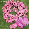Guirnalda de orquídeas artificiales hechas a medida boda boda flor falsa plástico hortensia glicina decoración de techo flor artificial