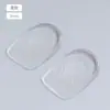Plantilla Interior Elevadora de Silicona Transparente Invisible para Hombres y Mujeres, Media Almohadilla Q-Bomb Absorción de Impactos, Almohadilla de Talón Autoadhesiva Elevadora