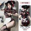 Yiyue Sexy Nuevo Cheongsam Estampado Chinoiserie Pequeño Cocinero Cos Maid Disfraz Lencería Sexy Uniforme Traje 8975