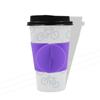 Taza de café funda de silicona para taza embalaje aislamiento antiquemaduras funda desechable para taza de papel funda para taza de cerámica de mano funda para taza de vidrio