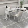 Conjunto de Mesa e Cadeira para Manicure de Celebridade da Internet Simples Econômico Mesa para Salão de Manicure Estilo Japonês Mesa Dupla para Manicure Tampo de Vidro