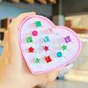 Conjunto de anel infantil de 3 peças Sanrio Princesa Aisha Japonês e Coreano desenho animado Pinky Ring super delicado acessórios para o cabelo das crianças