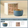 Cenicero con patrón de roca, de alta gama y elegante, con tapa, apto para el hogar, sala de estar y oficina, cenicero de cerámica con diseño creativo y único