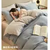 Conjunto de Cama de Algodão Puro Quatro Peças Algodão Puro 2025 Novo Jogo de Lençóis para Cama Capa de Edredom Cama Lençóis de Cama Conjunto de Roupa de Cama para Dormitório Três Peças