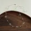Collar de Acero de Titanio Ladrillo de Oro para Mujer, Lujo Ligero Diseño de Nicho de Gama Alta, Cadena Dorada para Clavícula, Nuevo Estilo de Moda 2026