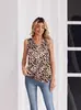 Ropa Casual de Moda Transfronteriza Europea y Americana con Estampado de Leopardo, Tallas Grandes para Mujer, Corte Ajustado, Ropa de Tallas Grandes para Mujer de Venta Caliente en Amazon para Verano