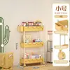 Carrito Estante para Snacks Estante de Almacenamiento Multifuncional para Sala de Estar Múltiples Niveles Móvil Almacenamiento de Juguetes para Niños Gran Capacidad