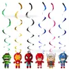 Artículos de Fiesta de Cumpleaños Temática de los Vengadores Juego de Banderín de Tirar Plato de Papel Mantel Globo Liga de la Justicia Marvel