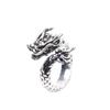 Anillo Supremo del Zodíaco Anillo para Hombre Joyería Retro Agresiva para Hombre Anillo de Personalidad de Calavera Punk