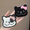 Accesorio mágico para el cabello de animal de dibujos animados estilo coreano para niñas, para arreglar los flequillos laterales de un peinado recogido, de felpa y suave, añade un temperamento delicado