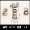 Venta de fábrica hebilla de metal de aleación eléctrica hebilla de cuerda hebilla decorativa en stock hebilla de cuerda de campana al por mayor