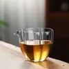 2 Tazas de Vidrio de Borosilicato para Té, Tazas Domésticas de Estilo Japonés para Compartir Té, Resistentes al Calor y a Altas Temperaturas