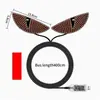 Cross-border Explosions Car Internet Red Eye Light Devil's Eye LED Decorative Light Expression Light Rear Window Car Warning Light