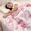 Manta de Dibujos Animados Sanrio Doble Cara de Terciopelo de Leche Manta para Sofá Manta de Aire Acondicionado para Niños Manta para Siesta en la Oficina Comercio Exterior