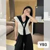 Bufanda de Cuello Tejida de Manga Corta para Mujer Pura y Noble Elegante Casual Cómoda Simple Gama Alta Venta al por Mayor de Fábrica