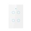 Tuya Tuya Smart Wifi+Rf433 Voz Toque Padrão EUA Padrão Australiano Single Zero Fire Neutral Smart Switch