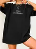 Camisa Casual de Algodón Puro para Mujer 2025, Cuello Redondo, Manga Corta, Estampada de Algodón Europeo, Americano y del Sudeste Asiático