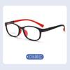 Yage ZH5911 caja para gafas infantiles de silicona, montura de gafas de dos colores con almohadillas de silicona antideslizantes, multicolor al por mayor