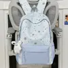 Nueva Mochila Escolar Estilo 2026 para Chicas de Secundaria, Mochila con Estrellas Girly, Mochila de Gran Capacidad para Estudiantes de Preparatoria, Mochila de Alta Apariencia