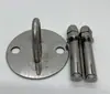 Componentes de Fixação de Raia de Piscina, Fixadores Embutidos, Dispositivos de Aperto, Parafusos de Expansão para Linha d'Água em Aço Inoxidável, Ganchos, Cabo de Aço com Alma de Nylon