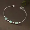 Nalan Prata S925 Exquisito Minimalista Estilo Ins Design de Nicho Encrustado com Diamantes Pulseira de Moeda de Cobre Pixiu de Jade S8539