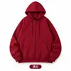 Cárdigan con capucha de mezcla de algodón 420 g, forro polar zorro plateado, para hombre, comercio exterior transfronterizo, Otoño/Invierno, grueso, con cremallera