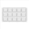6 até 15 até pequeno molde de cubo mágico molde Mu Si de cubo mágico molde de silicone de cubo mágico molde de cozimento chocolate Moinho de vento