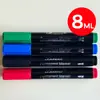 Caneta Marcadora à Base de Óleo Preta com Ponta Grossa, Grande Capacidade 8ml, Não Desbota, À Prova d'Água, Adequada para Entrega Expressa e Logística
