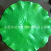 Folhas de lótus artificiais para atacado, folhas de lótus de EVA, folhas de lótus de filme plástico para lagos, adereços de dança, decorações de piscina, flores de lótus eternas