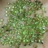 Olivina Natural Redonda Fondo Plano Corte Rosa 2.5mm Olivina Verde Claro Verde Fruta