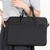 Bolsa bandolera para portátil, bolso de mano portátil de estilo urbano simple para negocios, estilo maletín, se puede imprimir con logo