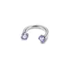 Anillo Súper Brillante de Herradura Labio Uña F136 Aleación de Titanio Joyería de Perforación Nicho Gama Alta Uña del Hélix Óseo Punto Venta al por Mayor