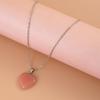 Collar con colgante luminoso de corazón de amor, venta caliente transfronteriza entre Europa y Estados Unidos, collar luminoso para mujer