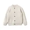 Yidao Vintage 2026 Otoño Nuevo Estilo Universitario Cuello de Béisbol Cárdigan de Punto Abrigo Suéter Retro de un Solo Botón para Hombre