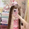 Pastel de Cumpleaños Dulce, Pasador de Fresa, Sombrero Rosa a Cuadros, Accesorios para el Cabello, Ambiente de Fiesta, Accesorios Lindos para Fotos