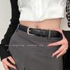 Cinturón Negro Jeans Decorativos para Estudiante Nuevo Estilo Coreano para Mujer con Cinturón de Moda Versátil de Sentido de Alta Gama Casual Moderno