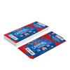 Pedido de fábrica pedido de impresión de boletos para lugares escénicos tarjeta de papel couché a dos caras cupón diseño gratuito papel térmico a prueba de agua, polvo y aceite