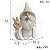 Artesanato de Resina Personalizado de Fábrica Velho com Barba Branca Enfeites Decorações de Jardim Pastoral Decorações para Casa Personalizado