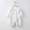 Macacão de bebê primavera novo algodão dividido algodão lã quatro estações roupas de bebê macacão de bebê roupas de escalada
