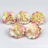Estilo europeo retro simulación cabeza de flor de peonía pequeña DIY flor artificial pasador decoración de caja de regalo con flor de tela de seda accesorios para arreglo floral
