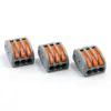 Suministro transfronterizo de conector de cable de entrada única y salida doble PCT terminal rápido 0.08-4 cuadrados