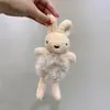 Modernas Lindas Gomas para el Cabello de Conejo y Oso, Sujetadores para Cola de Caballo, Diademas de Peluche, Accesorios para el Cabello