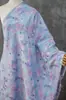 Estilo Ligero y Romántico Primavera y Verano Pintura al Óleo Tela Jacquard Floral Vestido de Moda Abrigo Tela para Bolso Teñida en Hilo