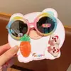 Set de Gafas de Sol y Pasadores para Niños, Lindos Pasadores de Dibujos Animados para Bebés, Accesorios para el Cabello Acrílicos Versátiles y Prácticos para Niñas Pequeñas