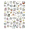 Nuevos en Stock Venta al por Mayor Pegatinas para Uñas Serie 3D en Relieve Ins Lindos Dibujos Animados Adhesivas Calcomanías para Uñas Graffiti