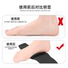 Almohadilla para Pie Caído con Velcro Ajustable para Pie Plano Almohadillas Internas y Externas del Pie Almohadilla Elástica de Esponja para Medio Pie Zapatos de Tela