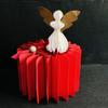 Accesorios de boda, adornos plegables para mesa de postres, columna romana, guía de camino, columna plegada deformada, decoración de origami para ventana de boda