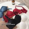 9907 Red Velvet Elegante Feminino Benmingnian Peito Pequeno Push-Up Sem Anéis Sutiã Sexy Superior Fino Inferior Grosso Roupa Interior