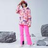 South Expedition e North Battle Feminino Snowboard Double-board Ski Suit À Prova de Vento À Prova D'Água Quente Respirável Ski Suit Escalada Roupas